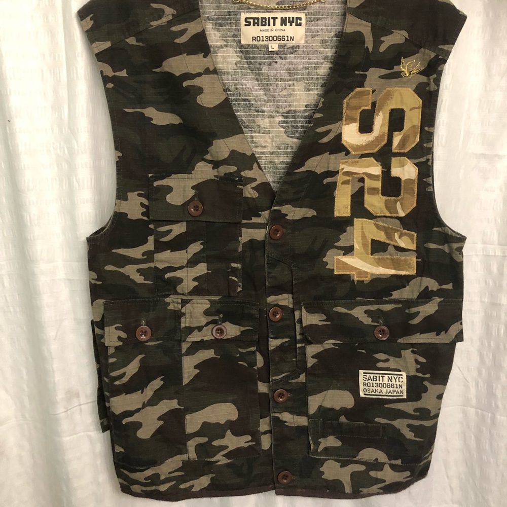 Sabit NYC Camo Vest